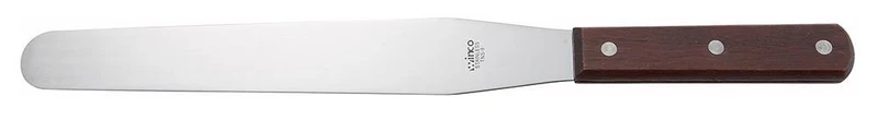 TNS-9-Bakery Spatula with Wooden Handle, 10" x 1-3/8" Blade