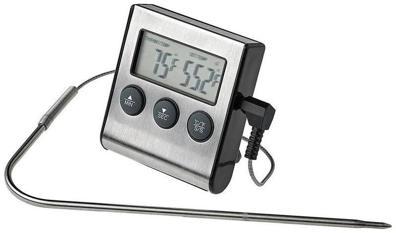 TMT-DG6-Digital Roasting Thermometer with Timer & Probe