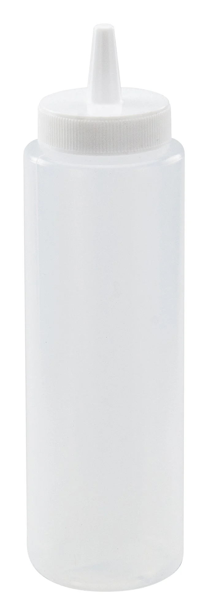 PSB-08C - Regular Squeeze Bottles - 8 oz, Clear, 6pcs/pack
