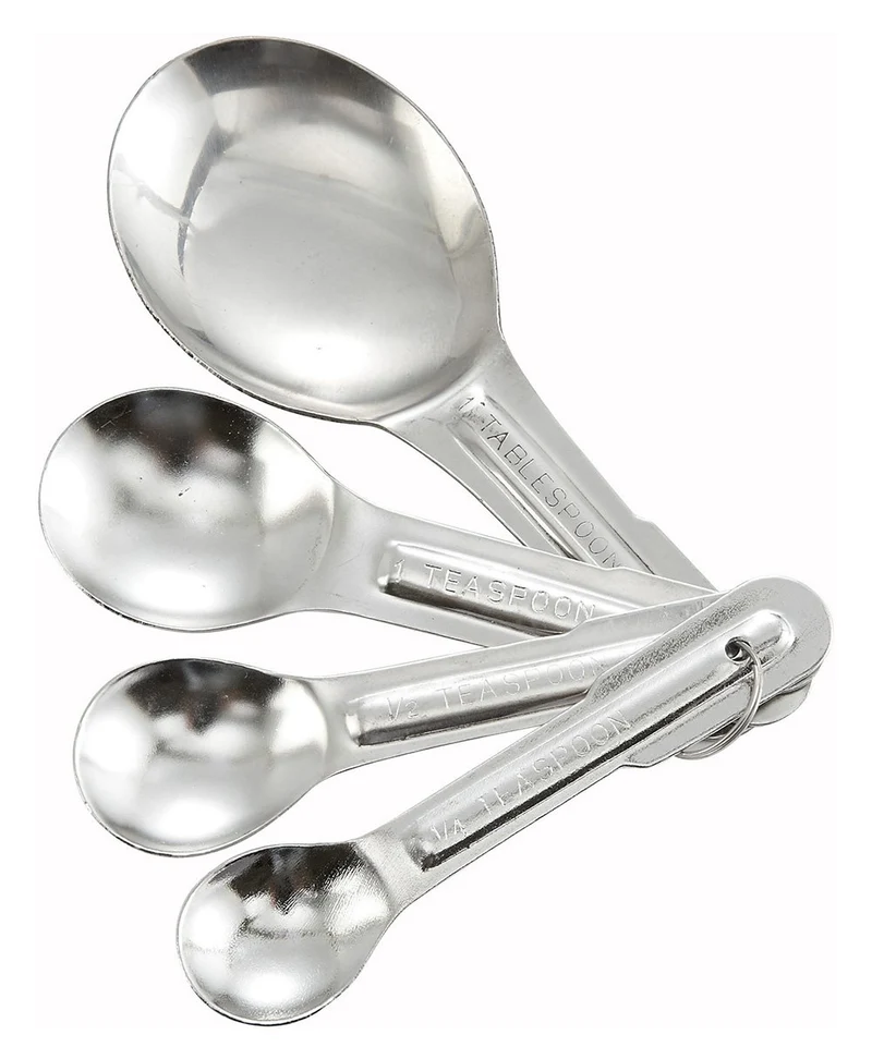 MSP-4P-Stainless Steel Measuring Spoon 4 Piece Set