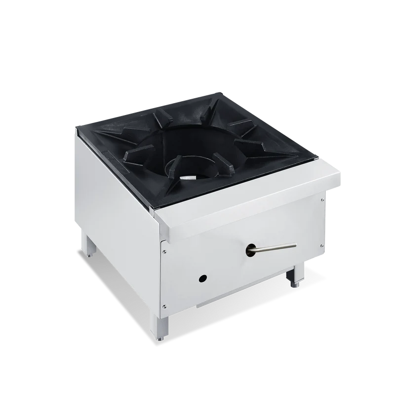 Turbo Range,STR-1S-NG, Natual Gas Single Burner Stock Pot Range (20"x23"x18")- 80,000 BTU