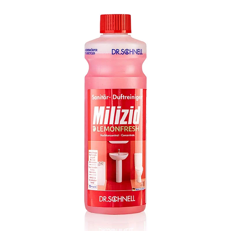 Dr. Schnell - Sanitärreiniger & Kalklöser Milizid Lemonfresh, Konzentrat, 1 l