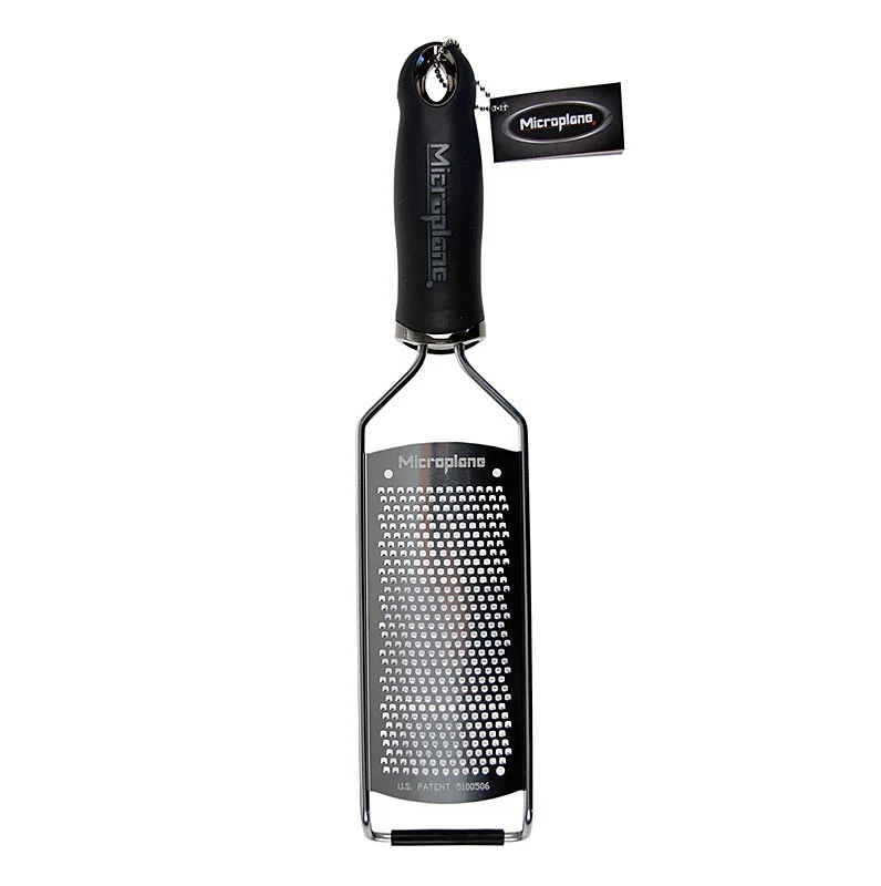 Microplane - Gourmet Serie - feine Reibe, Griff schwarz/soft-touch, 1 St