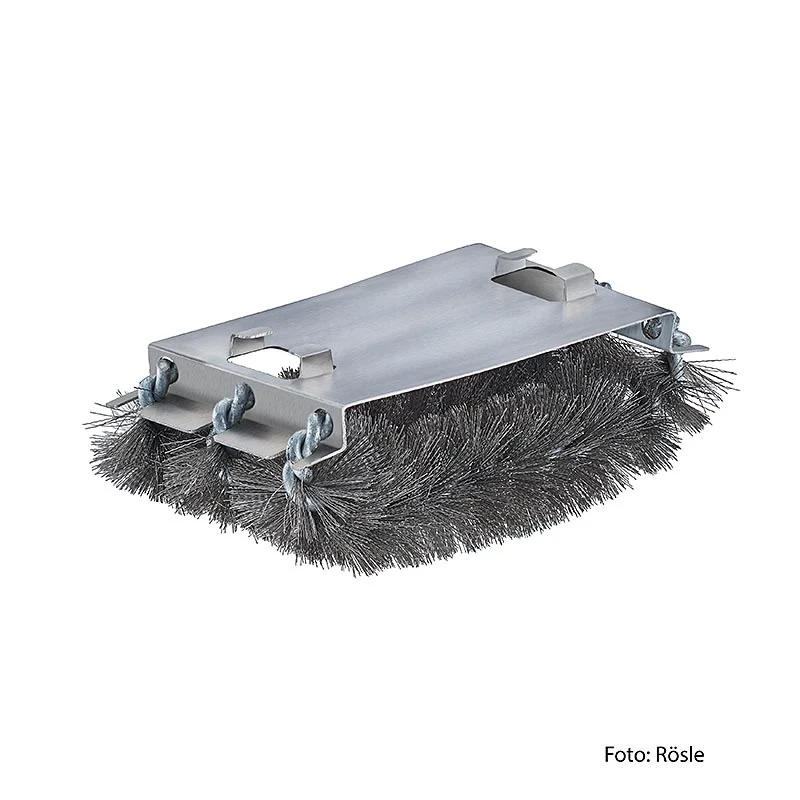 Rösle Ersatzbürste Steel für Grillrost-Reinigungsbürste "SlideX" (25391), 1 St