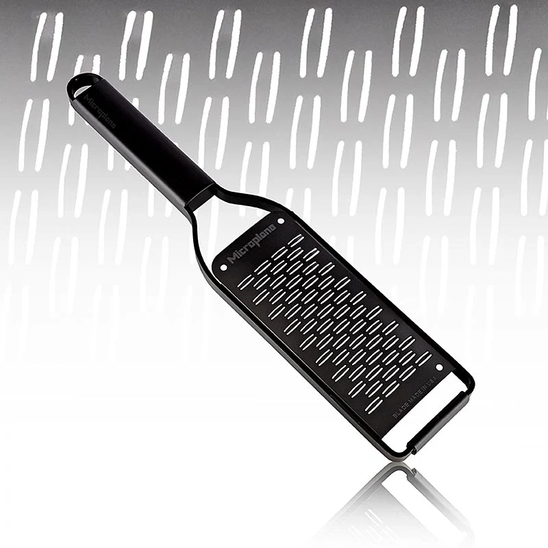 Reibe Microplane Black Sheep, Ribbon Grater, schwarzer Edelstahl (43002), 1 St