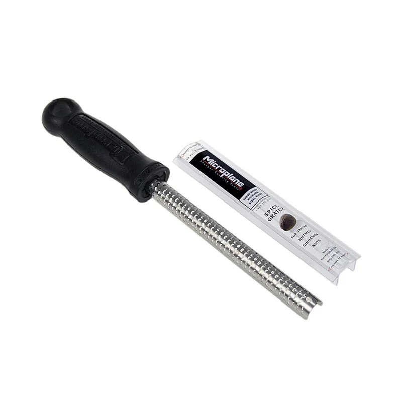 Microplane - Premium Classic - Stab, sehr feine Gewürzreibe, Griff schwarz/soft-touch, 1 St