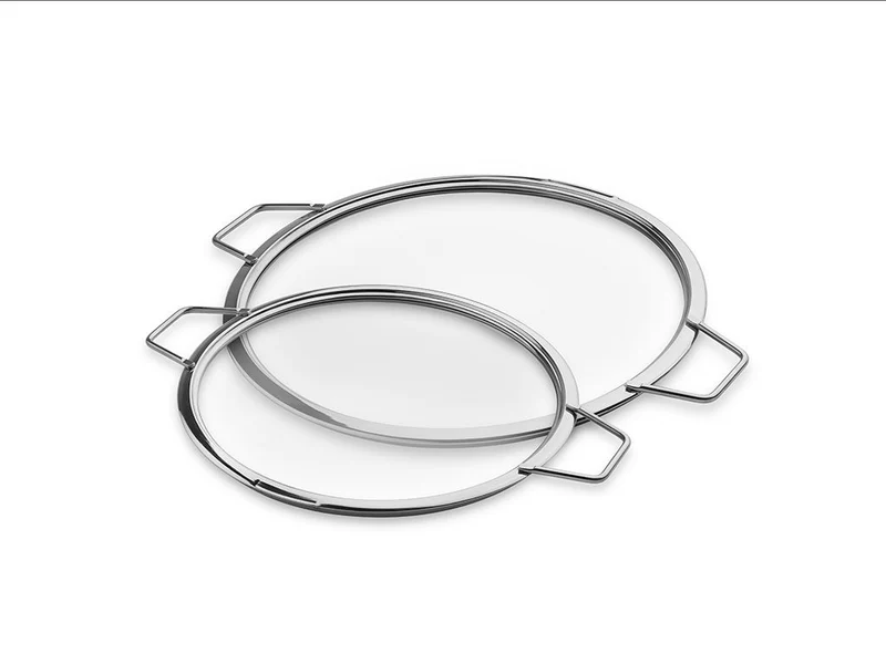 COUVERCLES EN VERRE EMPILABLES – 24/ 30 CM – 2 PIÈCES