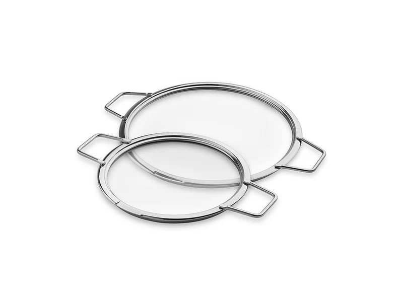 COUVERCLES EN VERRE EMPILABLES – 18/ 24 CM – 2 PIÈCES
