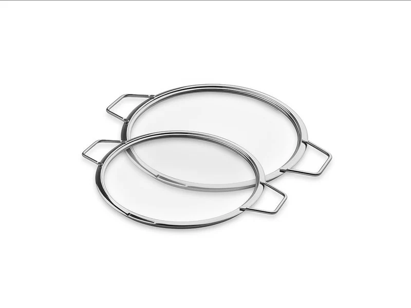COUVERCLES EN VERRE EMPILABLES – 20/ 24 CM – 2 PIÈCES