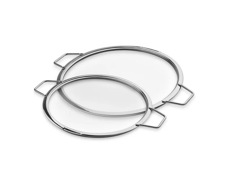 COUVERCLES EN VERRE EMPILABLES – 26/ 30 CM – 2 PIÈCES