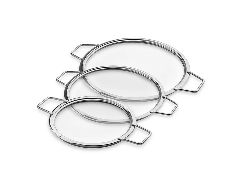 COUVERCLES EN VERRE EMPILABLES – 14/ 20/ 24 CM – 3 PIÈCES