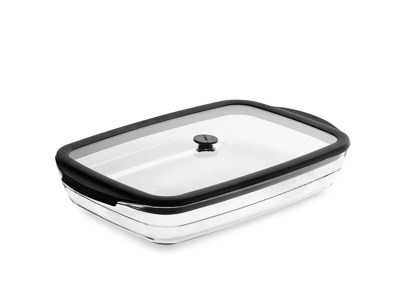 PLAT EN VERRE RÉSISTANT AU FOUR - 2L