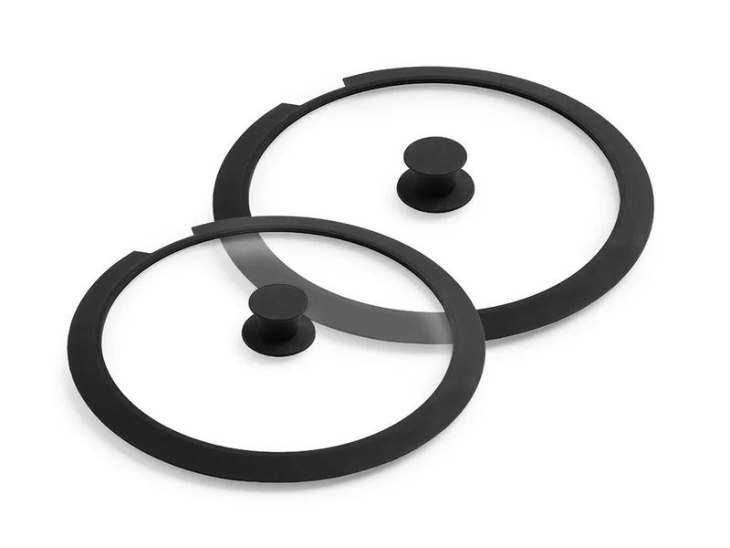 SET DE COUVERCLES EN VERRE POUR POIGNÉE AMOVIBLE – 26/30 CM
