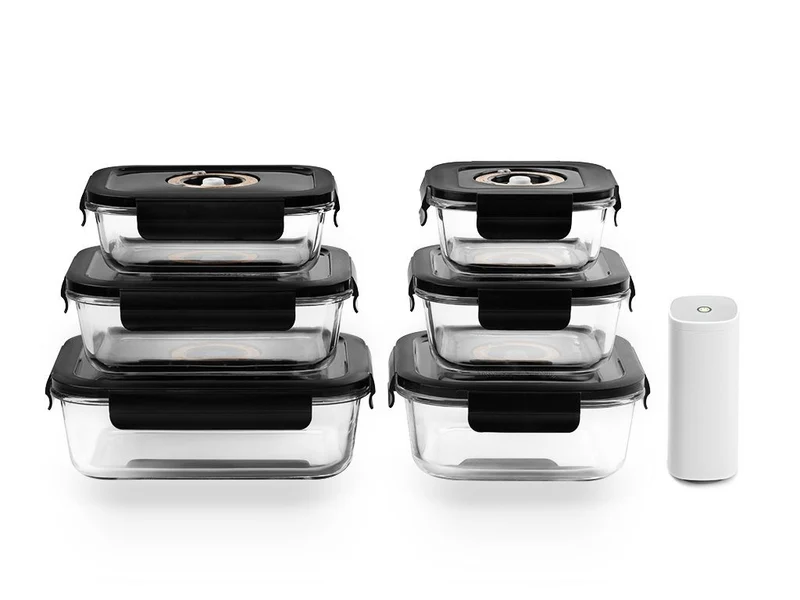 CONTENANT EN VERRE SOUS VIDE – SET MIX – 6 PCS