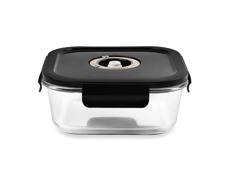 CONTENANT EN VERRE SOUS VIDE CARRÉ – 800ML
