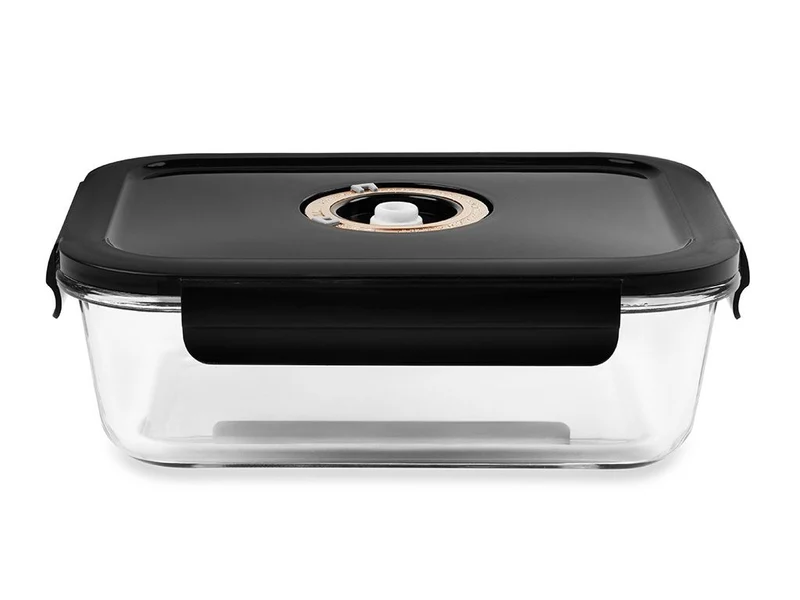 CONTENANT EN VERRE SOUS VIDE RECTANGULAIRE – 1480ML