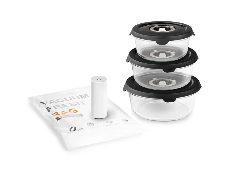 RÉCIPIENT EN VERRE SOUS VIDE ROND - SACS SOUS VIDE