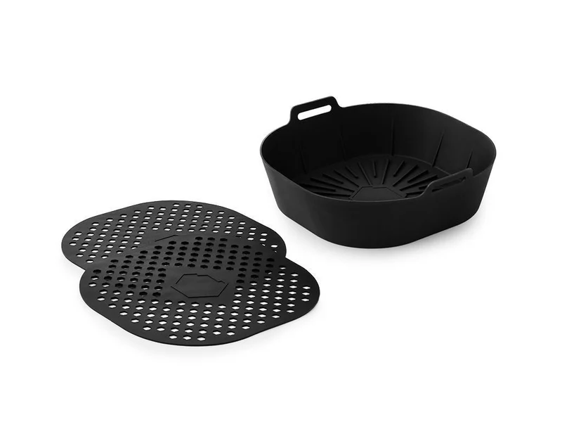 PANIER ET TAPIS POUR FRITEUSE À AIR 3-PAQUET – 5L/6L