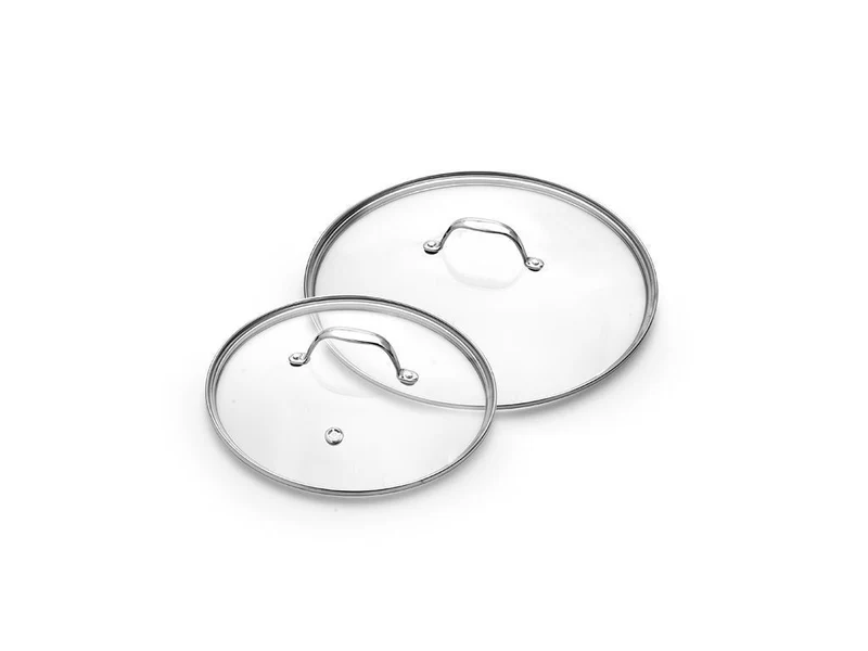 SET DE COUVERCLES EN VERRE 24/28 CM – 2 PIÈCES