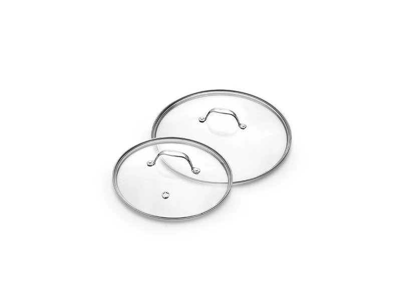 SET DE COUVERCLES EN VERRE 20/24 CM – 2 PIÈCES