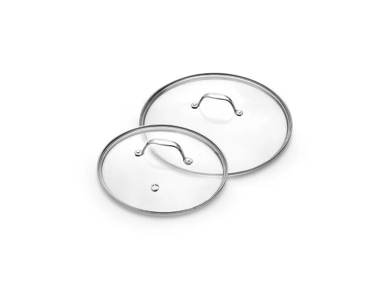 SET DE COUVERCLES EN VERRE 26/28 CM – 2 PIÈCES