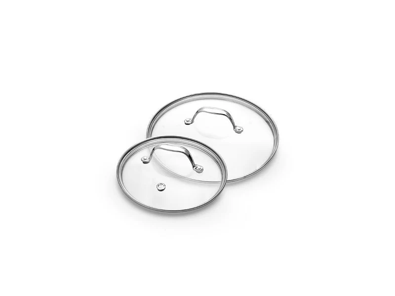 SET DE COUVERCLES EN VERRE 18/24 CM – 2 PIÈCES