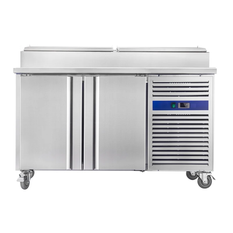 Saladette réfrigérée positive 2 portes - 390L
