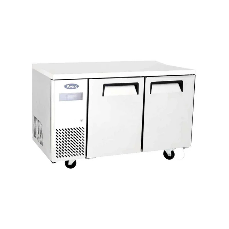 Table réfrigérée négative sans dosseret 2 portes - 370L