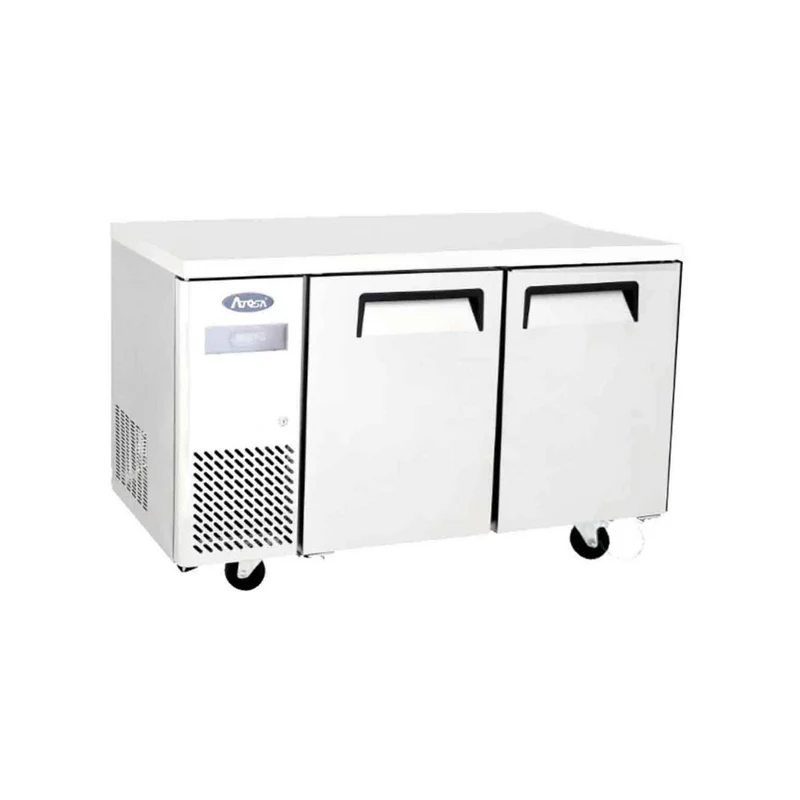 Table réfrigérée positive sans dosseret 2 portes - 270L