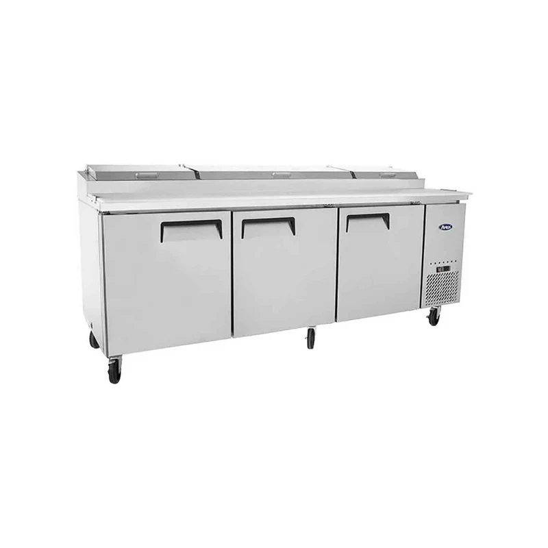 Table de préparation à pizza réfrigérée 3 portes - 800L