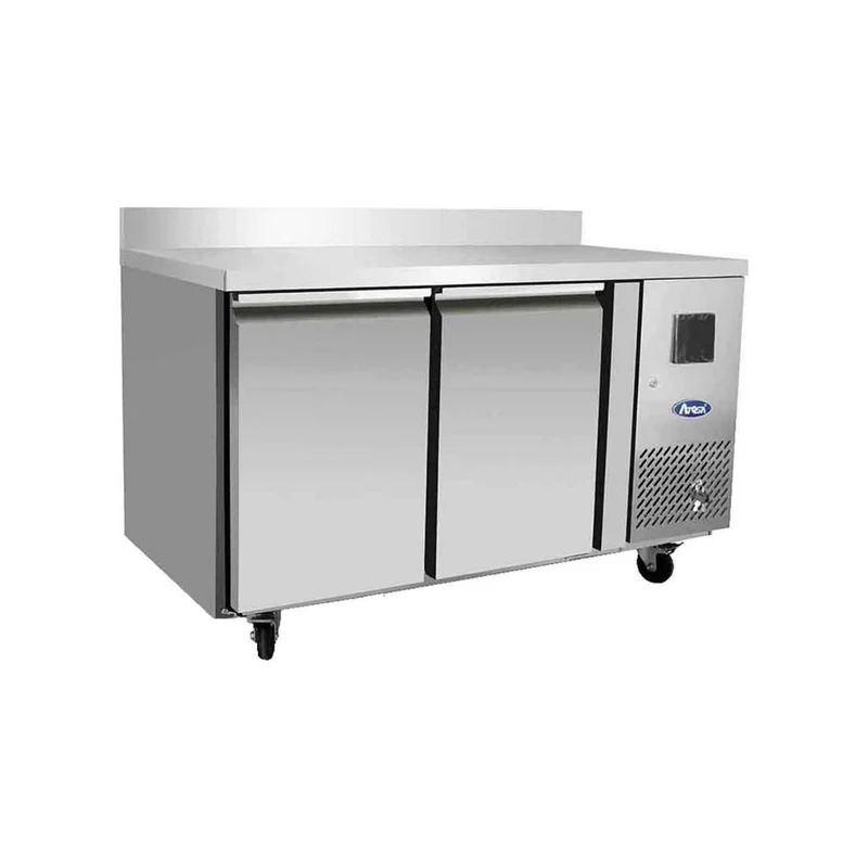 Table réfrigérée négative avec dosseret 2 portes - 280L
