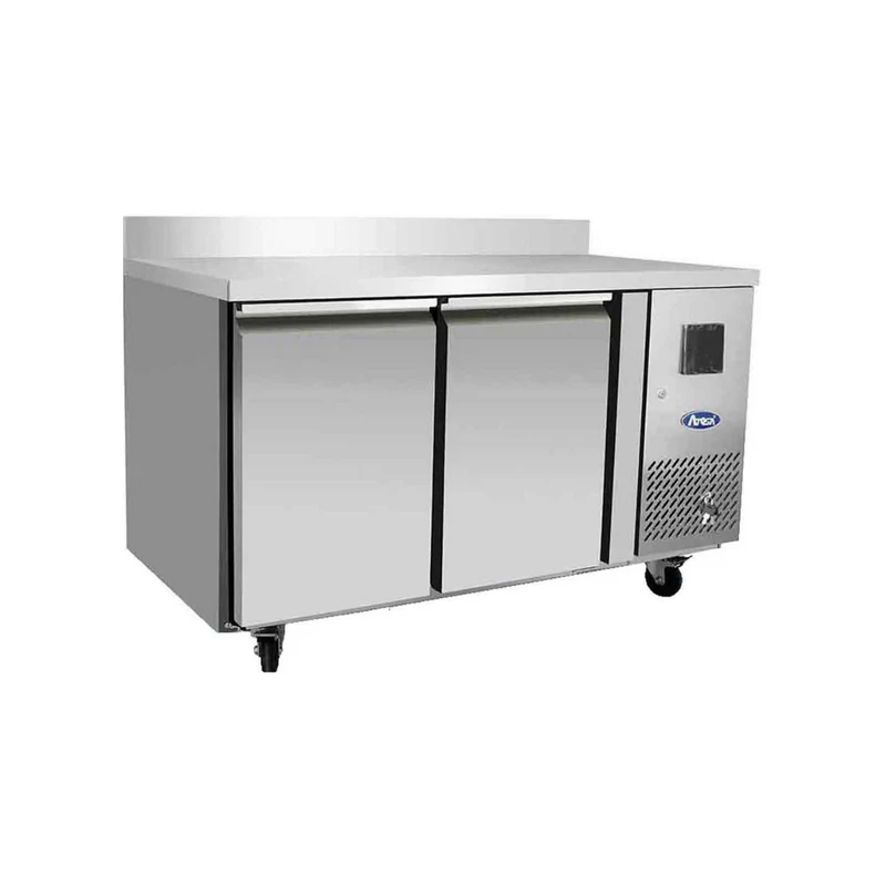 Table réfrigérée positive avec dosseret 2 portes - 280L