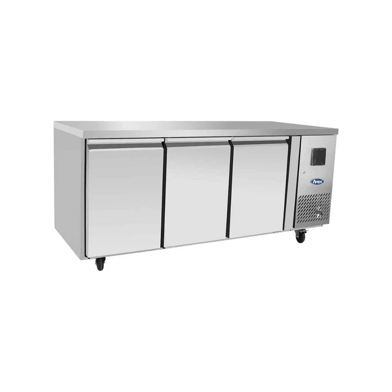 Table réfrigérée négative sans dosseret 3 portes - 350L