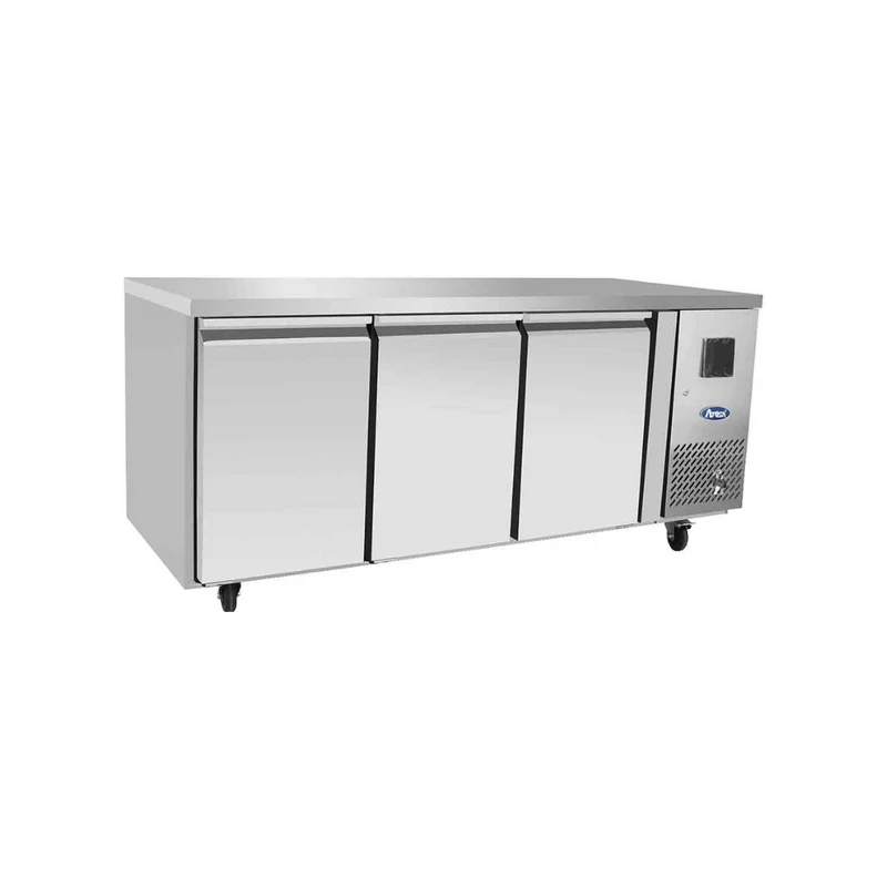 Table réfrigérée positive sans dosseret 3 portes - 350L