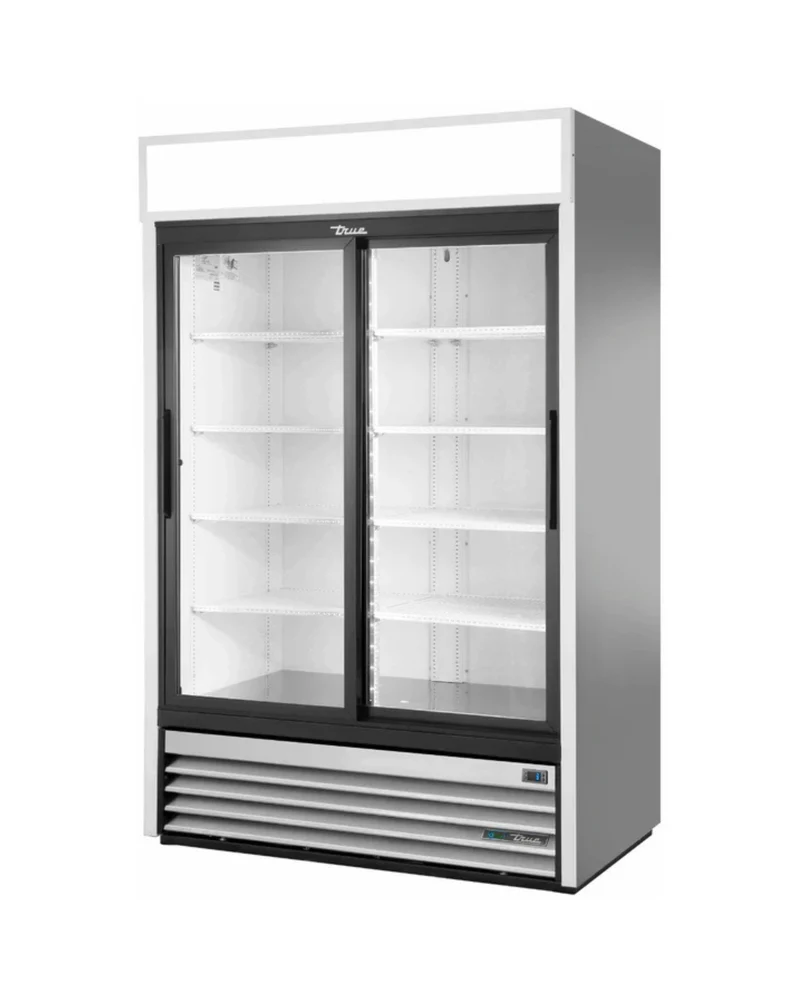 Armoire réfrigérée positive 2 portes vitrées coulissantes - 1274L