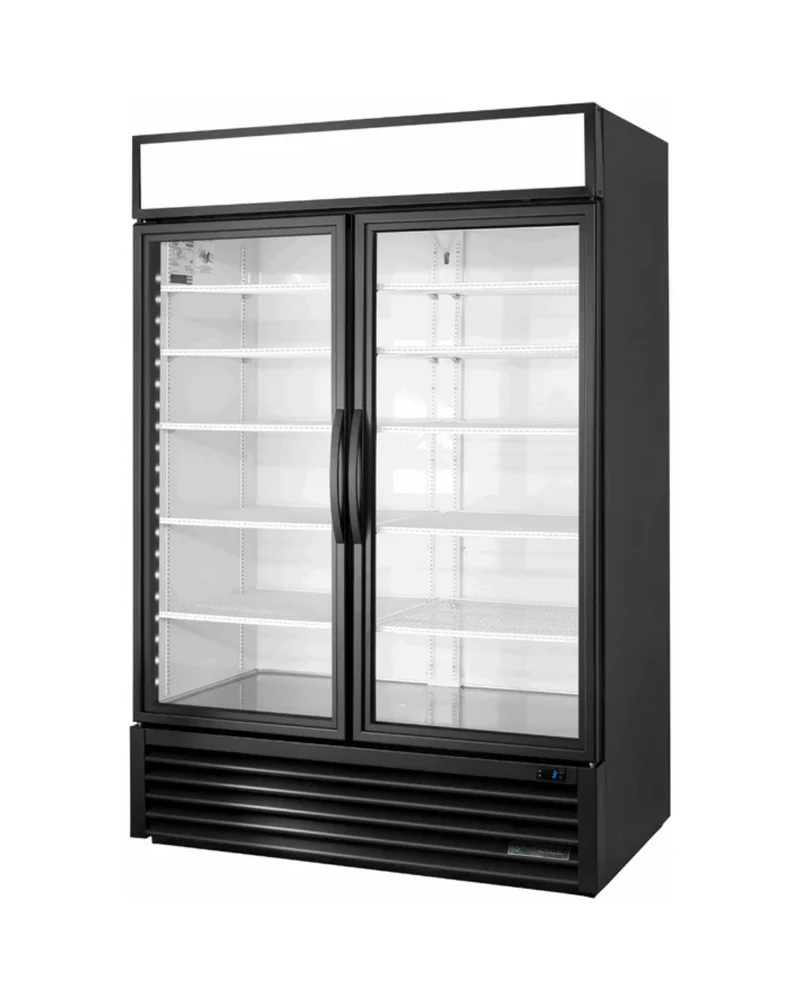 Armoire réfrigérée positive 2 portes vitrées battantes - 1388L
