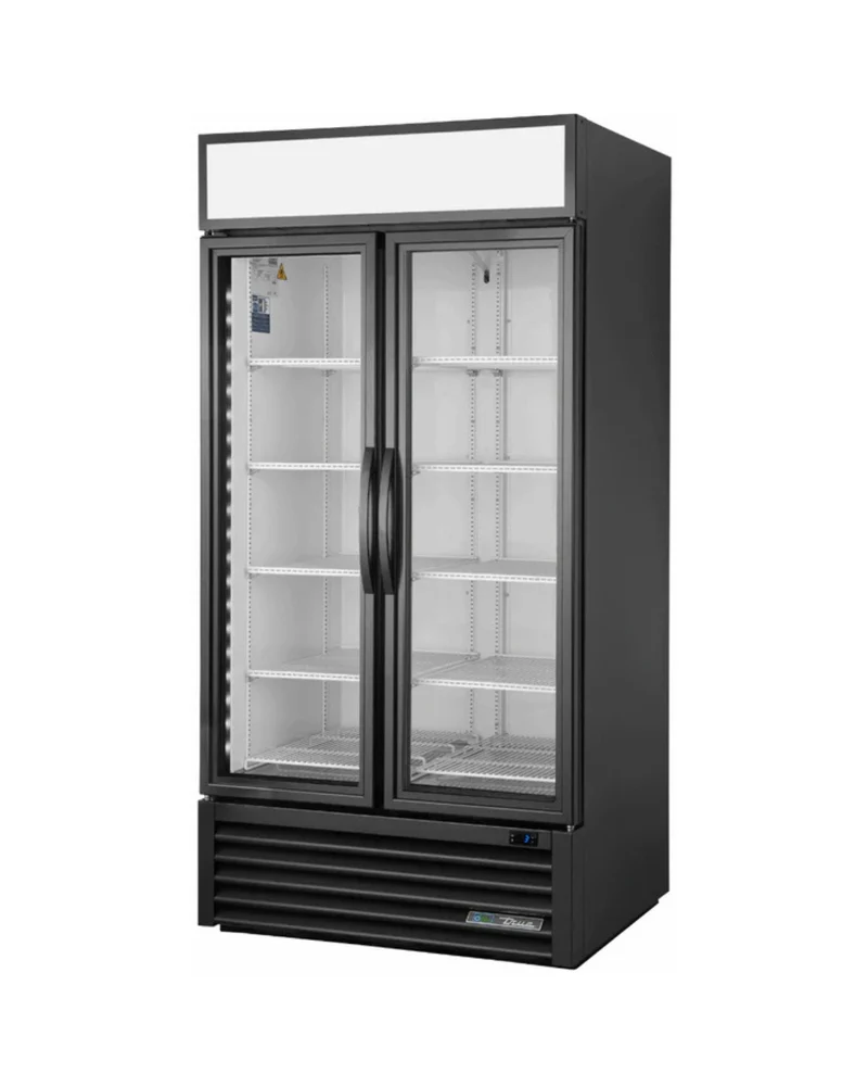 Armoire réfrigérée positive 2 portes vitrées battantes - 991L