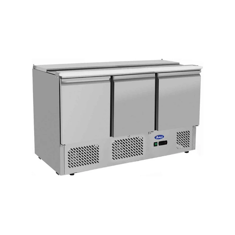 Saladette réfrigérée positive 3 portes - 380L