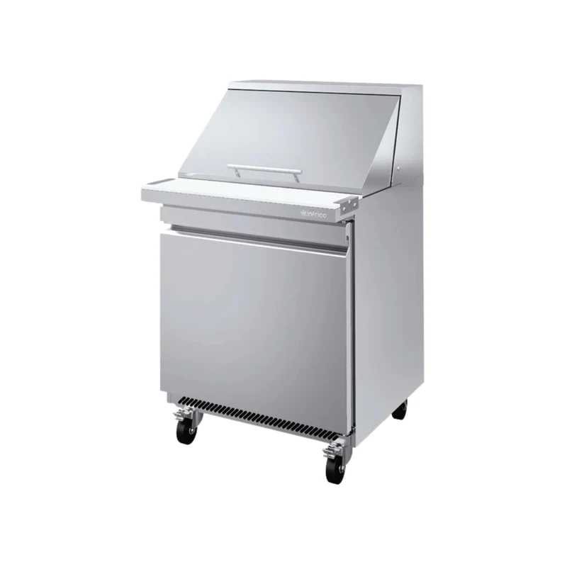 Saladette réfrigérée positive 1 porte 0/+6°C - 200L
