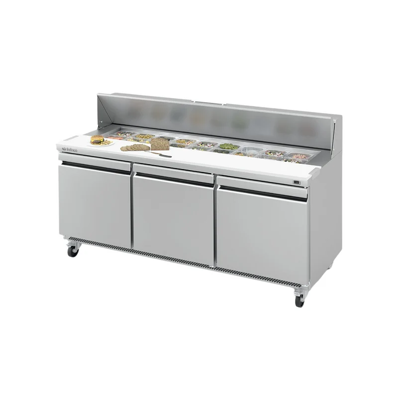 Saladette réfrigérée positive 3 portes - 590L