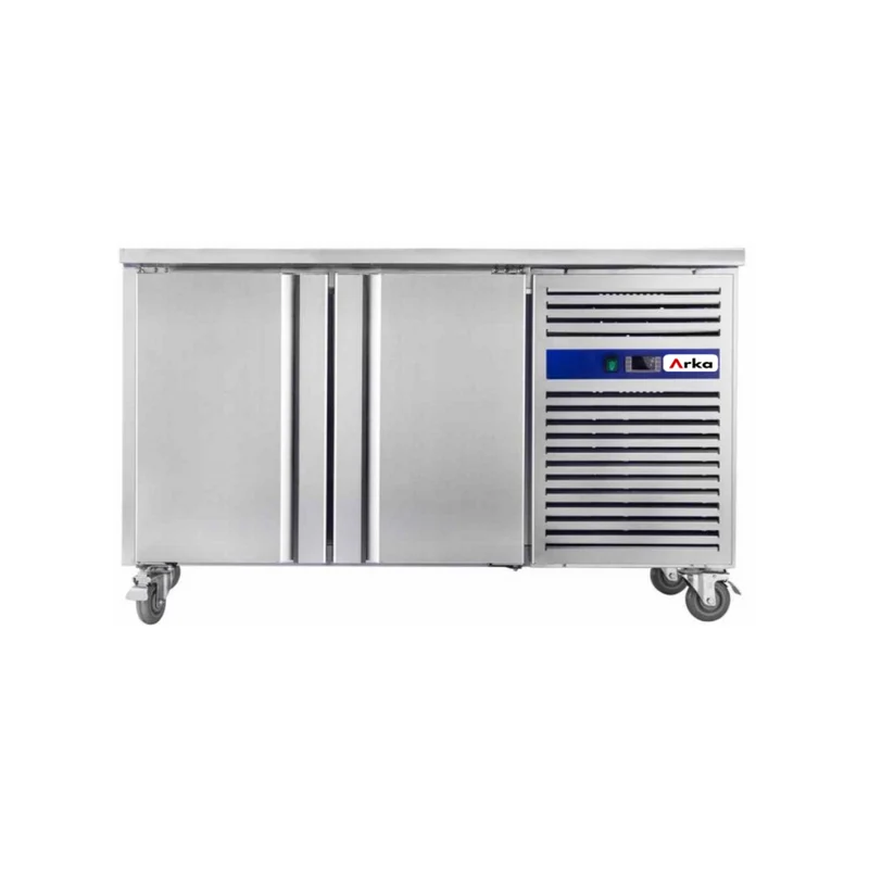 Desserte réfrigérée positive sans dosseret 2 portes - 240L