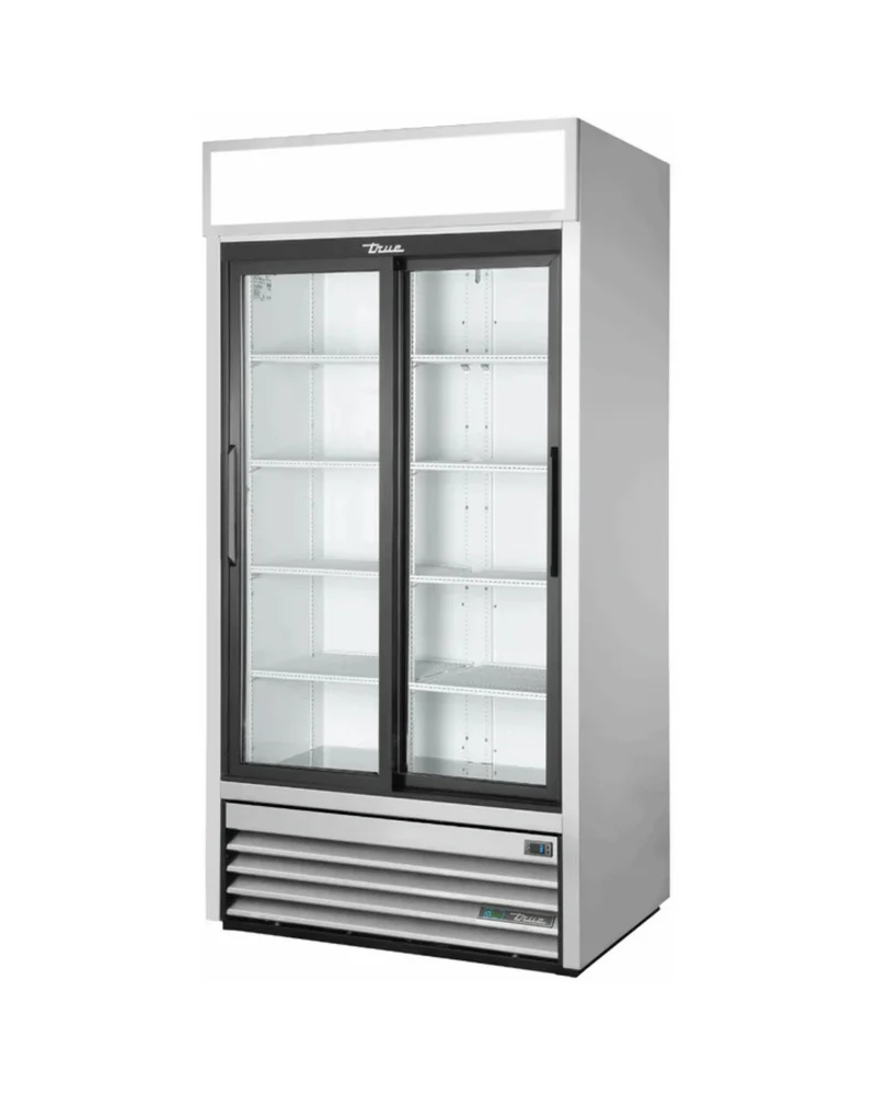 Armoire réfrigérée positive 2 portes vitrées coulissantes - 934L