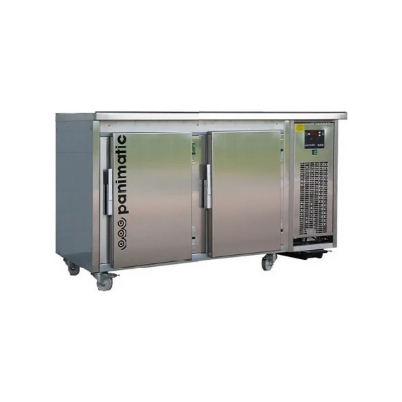 Tour réfrigéré réduite 2 portes avec dessus et dosseret inox