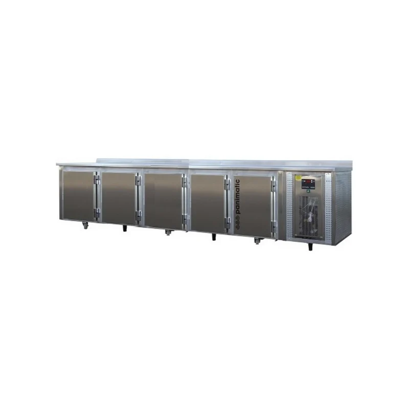 Tour réfrigéré 5 portes avec dessus et dosseret inox