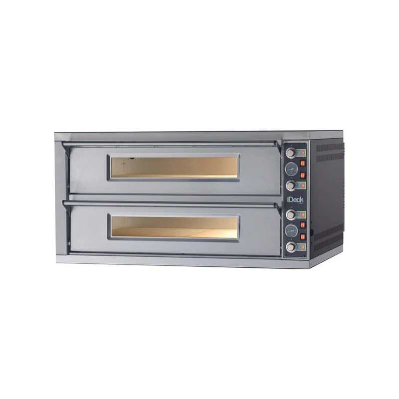 Four à pizza IDECK 65.105 électrique commandes électromécaniques - 2x6 pizzas