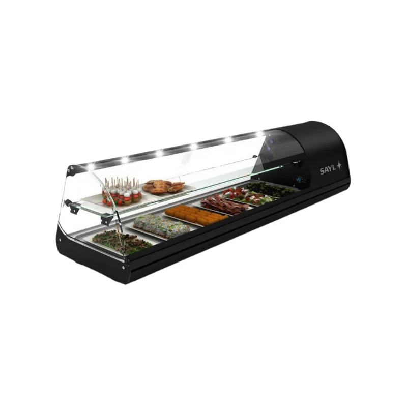 Vitrine réfrigérée TAPAS Line à poser 2 niveaux