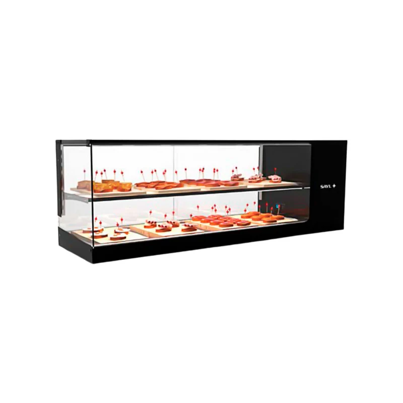Vitrine réfrigérée FOOD à poser 2 niveaux