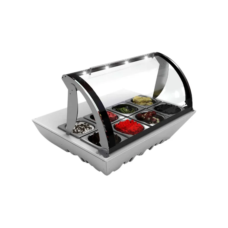 Vitrine réfrigérée à poser 8 GN 1/6
