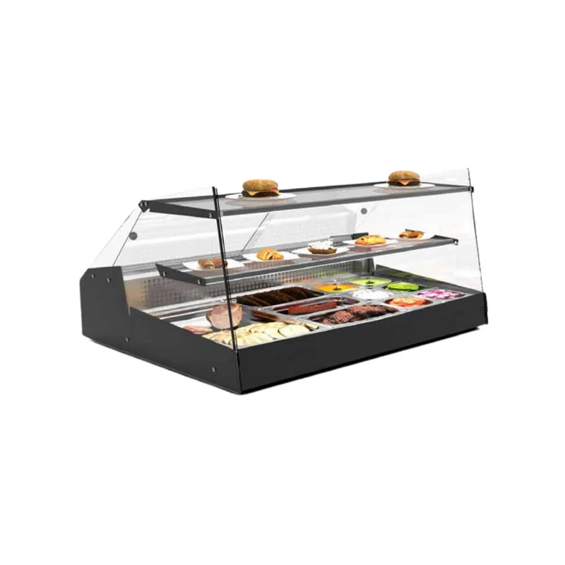 Vitrine réfrigérée à poser 2 niveaux