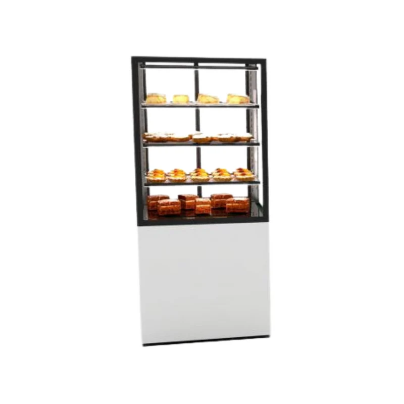 Vitrine de présentation réfrigérée libre service 4 niveaux
